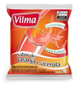 Refresco Adoçado Laranja e Acerola 240g