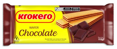 Wafer de Chocolate Krokero 115g