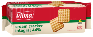 Biscoito Cream Cracker Integral 170g