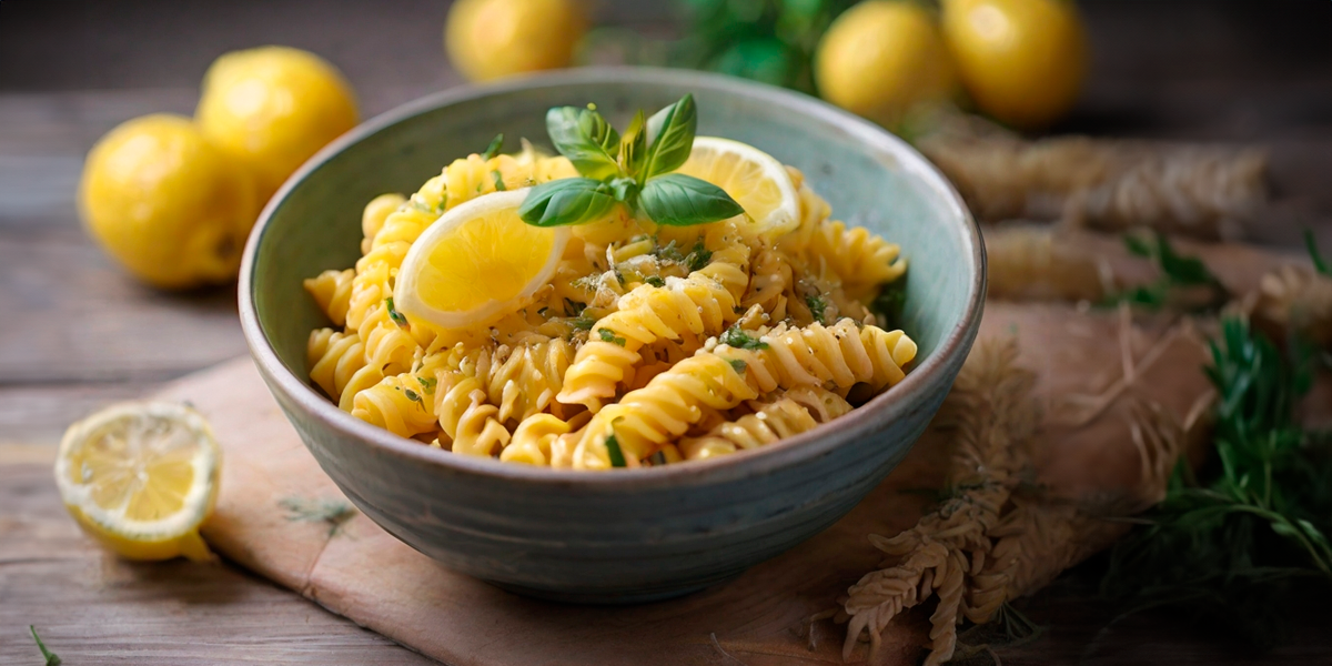 Macarrão ao limone (massa especial)