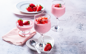 Mousse de morango