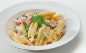 Penne com molho à Parisiense (massa especial)