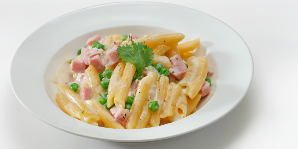 Penne com molho à Parisiense (massa especial)