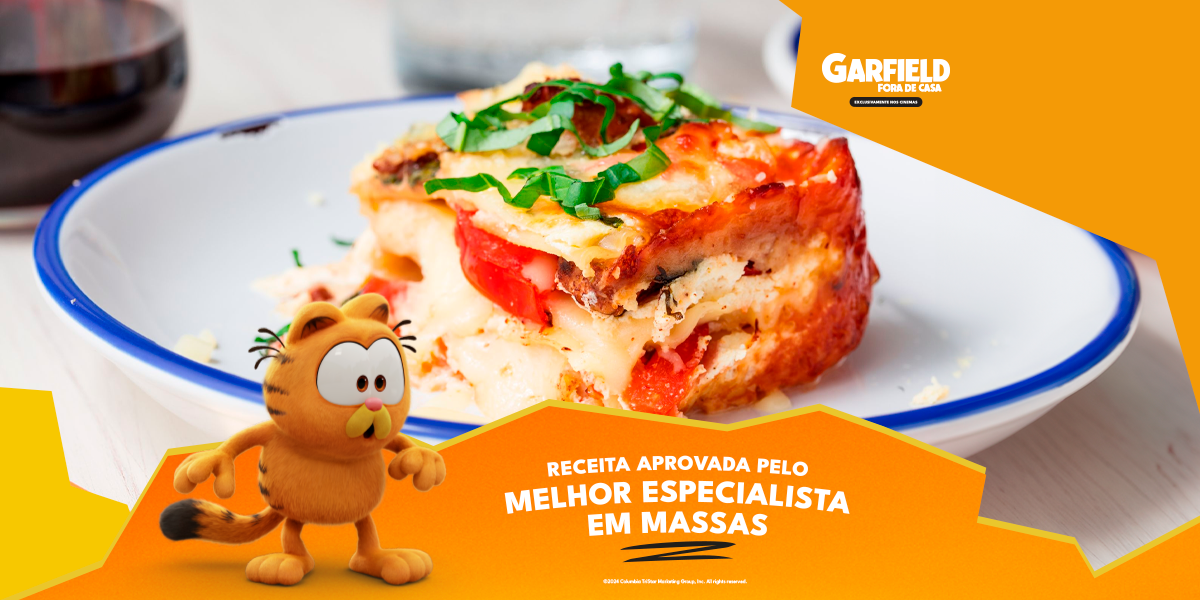 Lasanha ao molho caprese (massa testada pelo gato especialista)