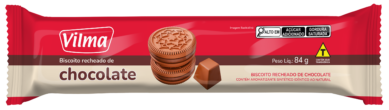 Biscoito Recheado de Chocolate 84g
