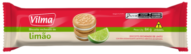 Biscoito Recheado de Limão 84g