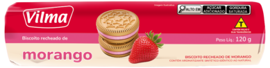 Biscoito Recheado de Morango 120g