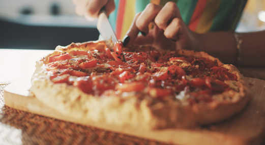 Pizza de liquidificador fácil
