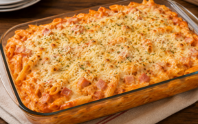 Macarrão com requeijão