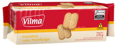 Biscoito Maisena sabor Manteiga 170g