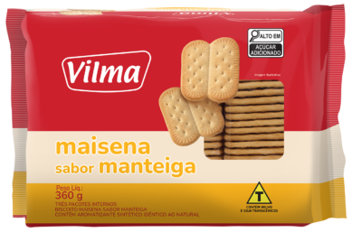Biscoito Maisena sabor Manteiga 360g